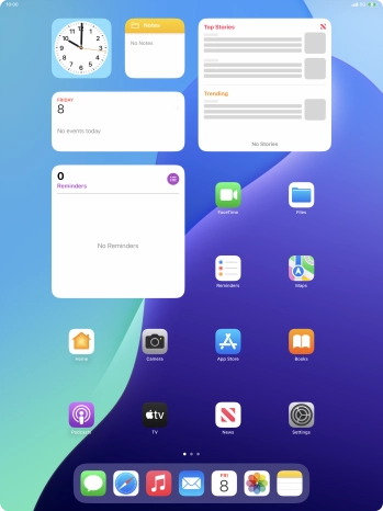 When the battery charging icon is displayed, the battery is charging.