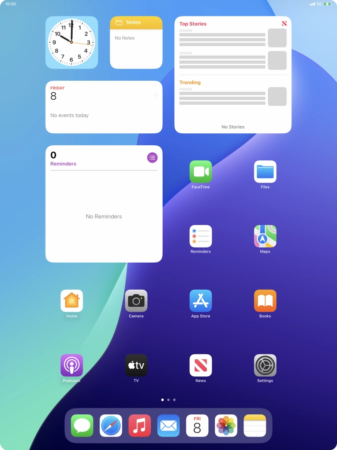 When the battery charging icon is displayed, the battery is charging.