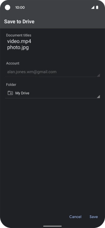 Press the field below 