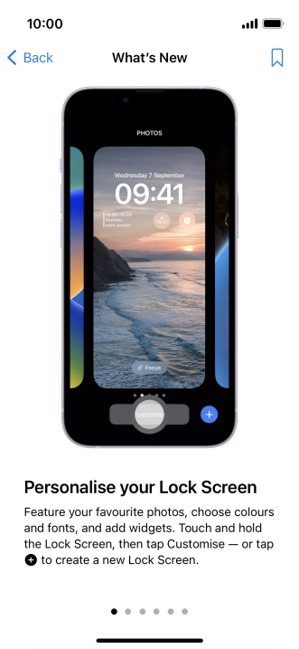 Slide your finger upwards starting from the bottom of the screen to return to the home screen.