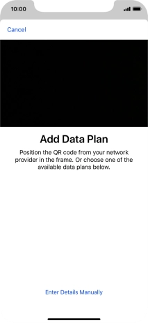 Place the QR code inside the phone camera frame to scan the code.