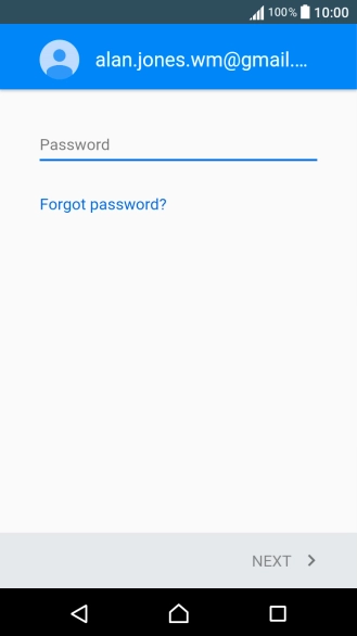 Press the field below 