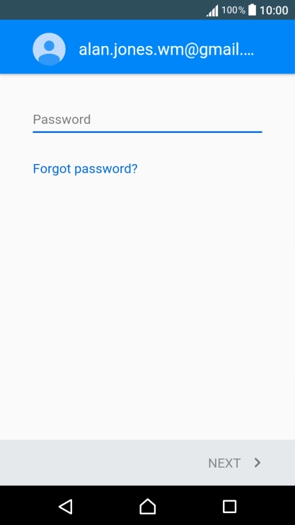 Press the field below 