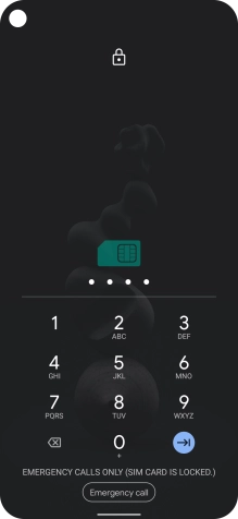 If you're asked to key in your PIN, do so and press the confirm icon.