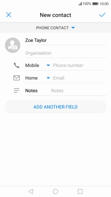 Press Phone number and key in the required phone number.
