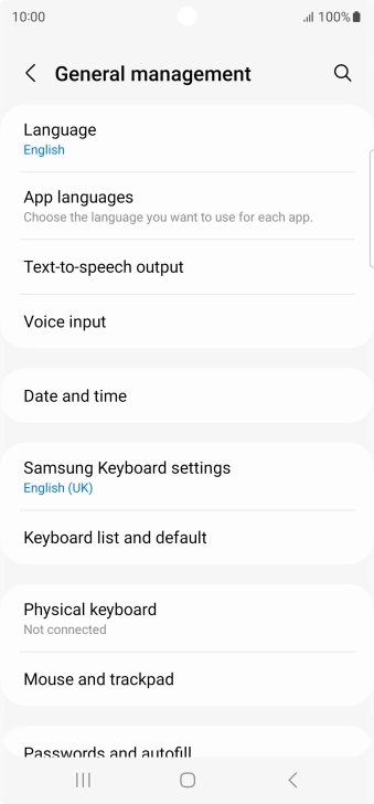 Press Date and time.