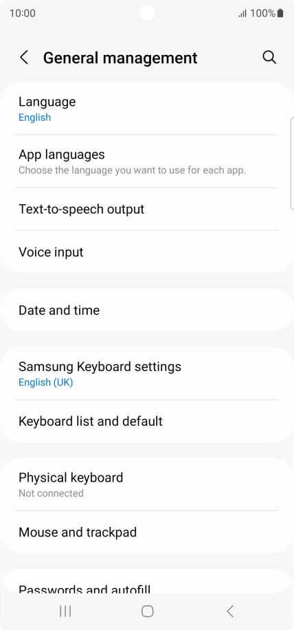 Press Date and time.