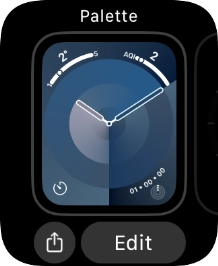 Slide your finger left on the screen.
