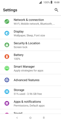 Press Network & connection.