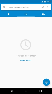 Press the menu icon.