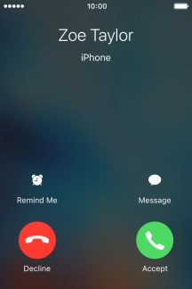 If the screen lock is turned off, press Accept.