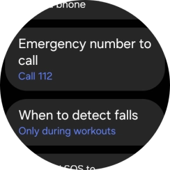 Press Emergency number to call.