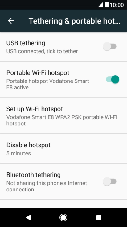 Press the Home key to return to the home screen.