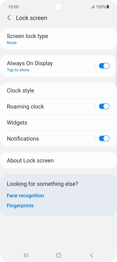 Press the Home key to return to the home screen.
