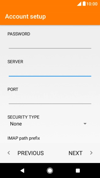 Press the field below 