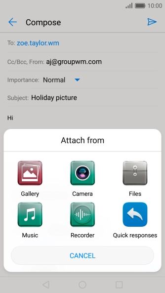 Press Files and go to the required folder.