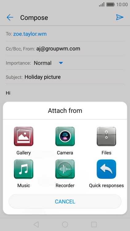 Press Files and go to the required folder.