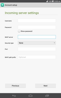 Press the drop down list below 