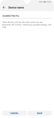 Key in the required Wi-Fi hotspot name and press SAVE.