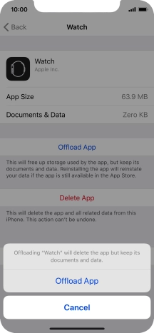 Press Offload App.