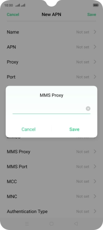 Key in 10.202.002.060 and press Save.