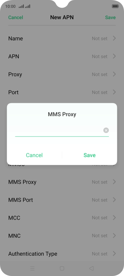 Key in 10.202.002.060 and press Save.