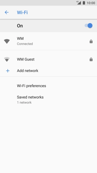 Press the Home key to return to the home screen.