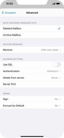 Press Authentication.