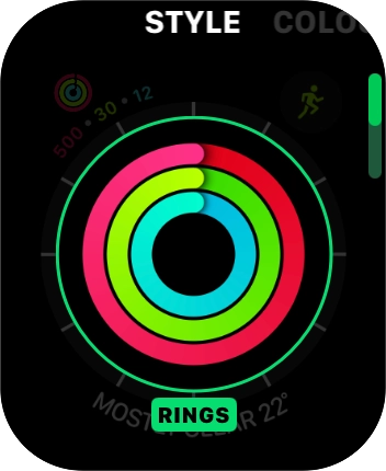 Press the Digital Crown twice to return to the home screen.