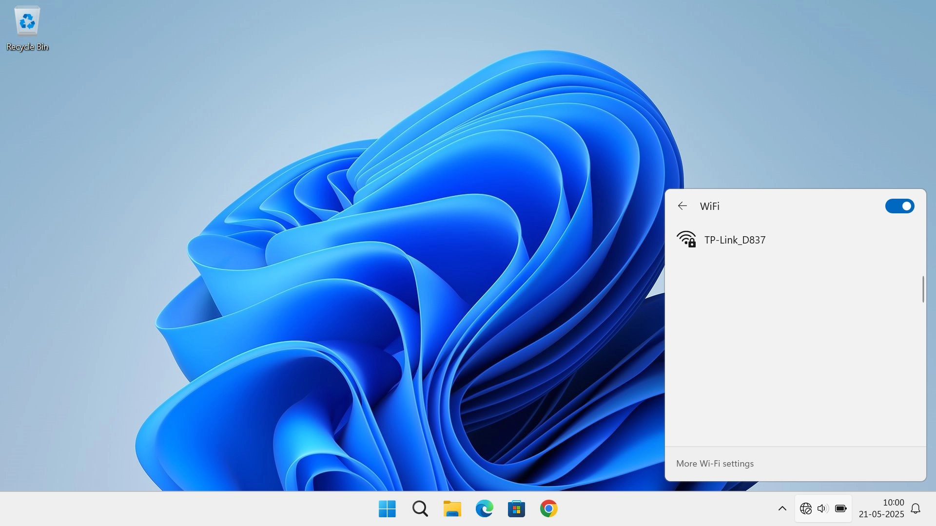 Click the name of your Wi-Fi hotspot.