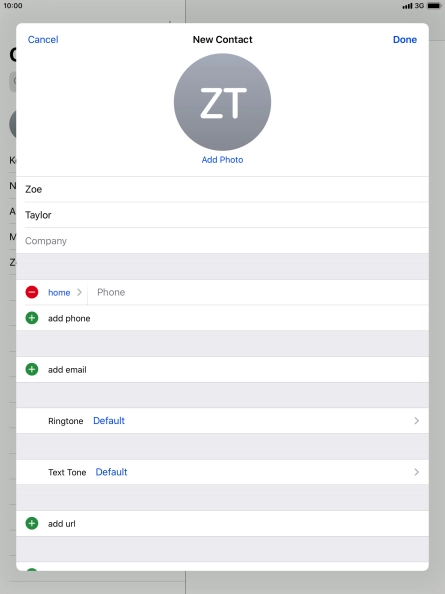 Press Phone and key in the required phone number.