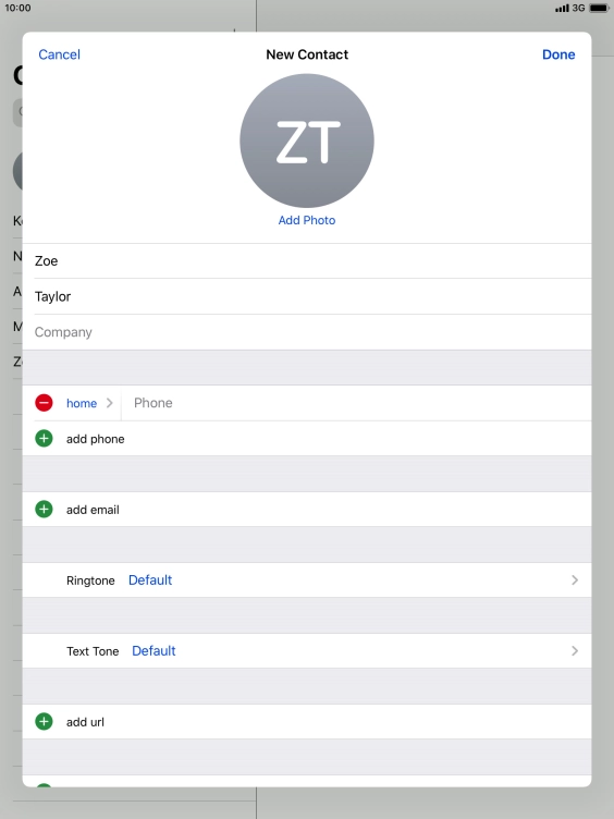 Press Phone and key in the required phone number.