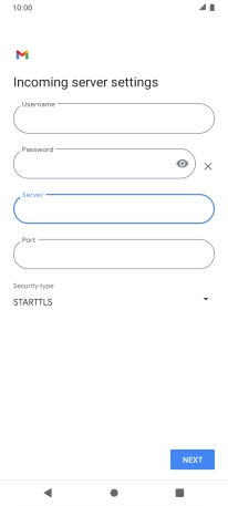Press the field below 