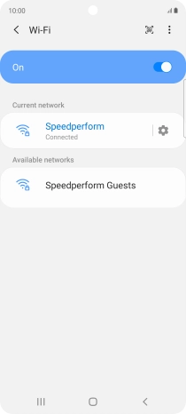 Press the Home key to return to the home screen.