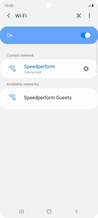 Press the Home key to return to the home screen.