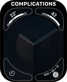 Press the Digital Crown twice to return to the home screen.