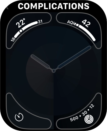 Press the Digital Crown twice to return to the home screen.