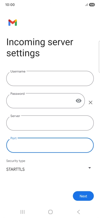 Press the drop down list below 