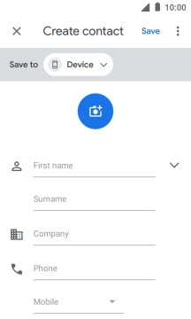 Press First name and key in the required first name.