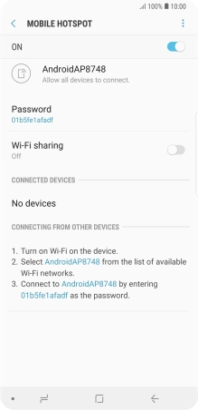 Press the Home key to return to the home screen.