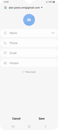 Press Name and key in the required name.