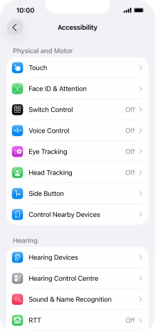Press the required category below 