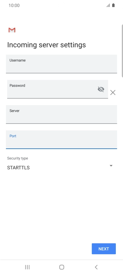 Press the drop down list below 