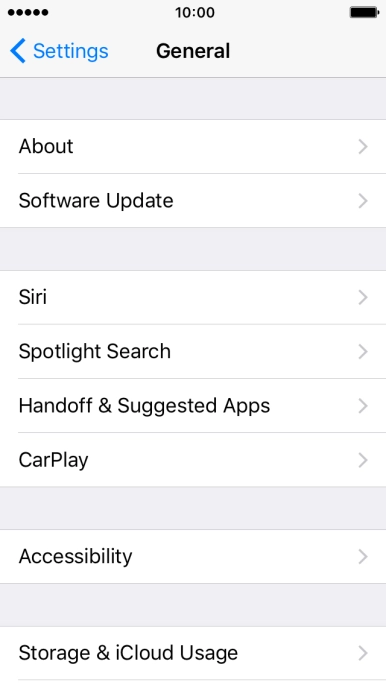 Press Software Update. If a new software version is available, it's displayed. Follow the instructions on the screen to update the phone software.