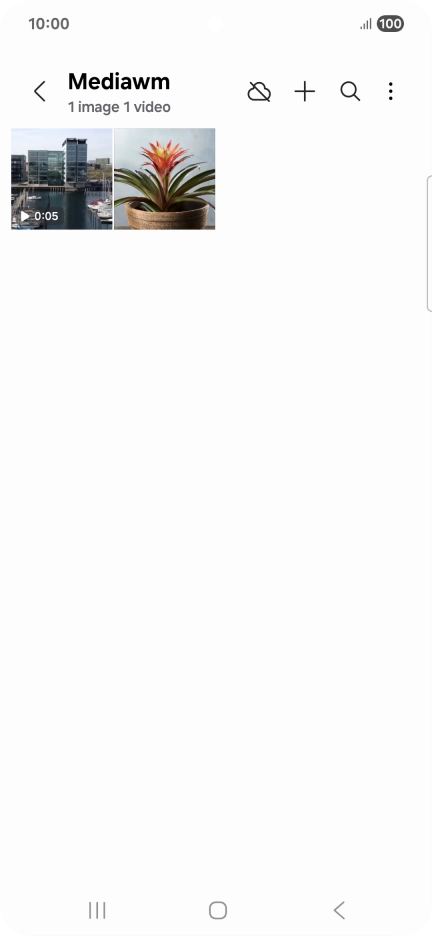 Press and hold any picture or video.