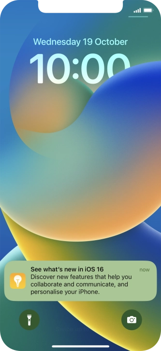 Press the required notification and follow the instructions on the screen to use the selected function.