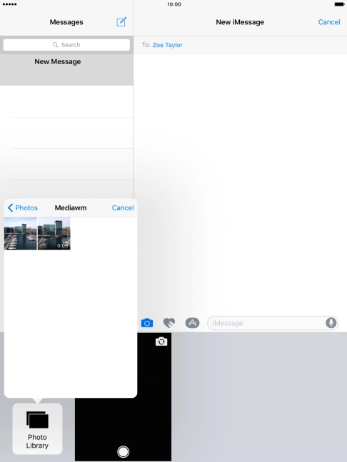 Press the required picture.
