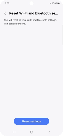 Press Reset settings.
