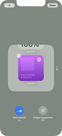 Press Smart Rotate to turn the function on or off.