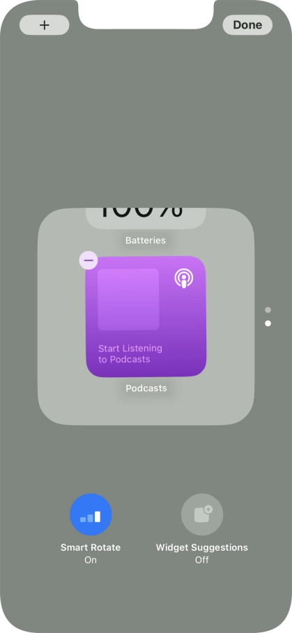 Press Smart Rotate to turn the function on or off.